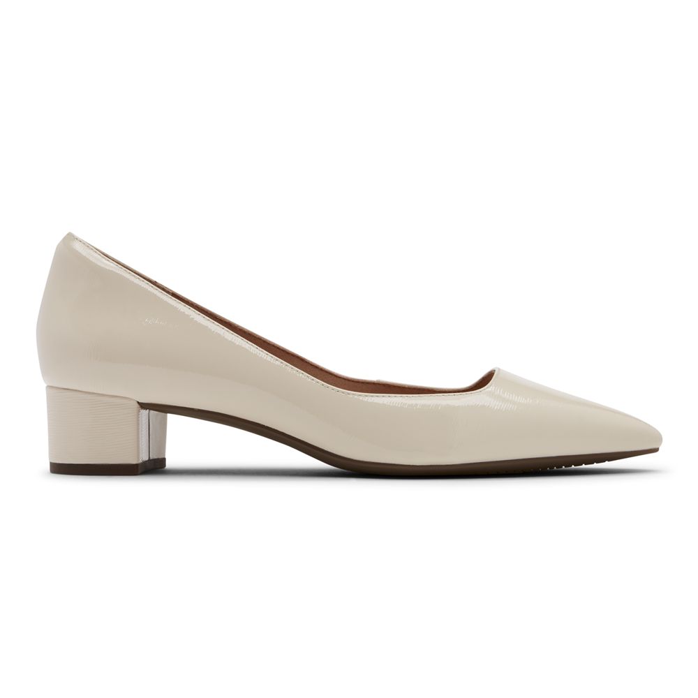 Rockport Canada Total Motion Gracie Heel - Womens Pumps Beige (VEQ936042)